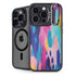 Pink Sparkle Brush Stroke by Etta Vee iPhone Cases